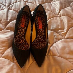 Betsy Johnson satin shoes
